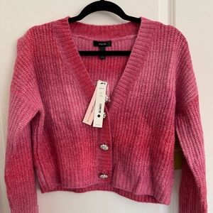 NWT Aqua Pink Ombré Sweater, Size S - Bloomingdale’s exclusive